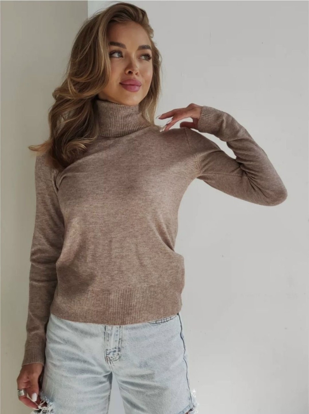 водолазка женская кашемировая без горла базовая серая bachata,серая водолазка кашемир,кашемировые водолазки,водолазка кашемир,водолазка женская кашемир с горлом