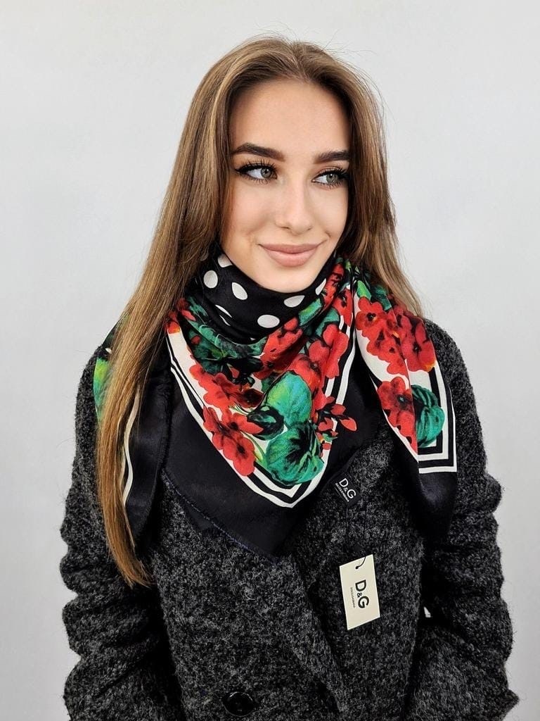 платок дольче габбана,шарф дольче габбана,принт дольче габбана,шарфы и платки,шарф женские
