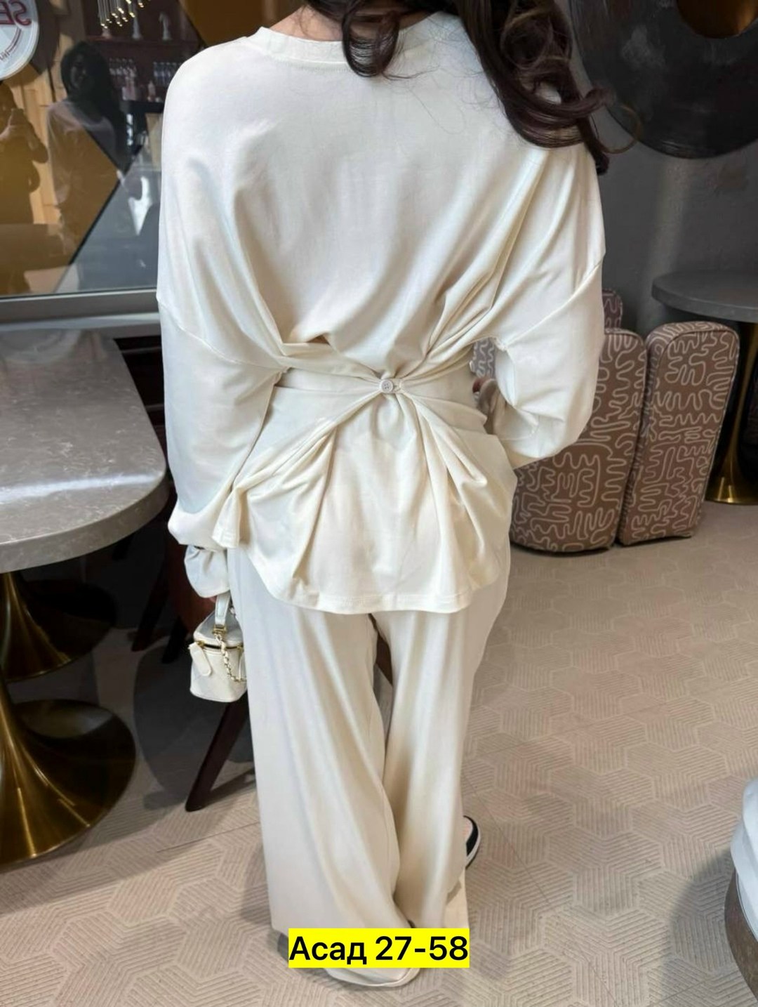 женский трикотажный костюм с кофтой и брюками палаццо,костюм женский с брюками,мусульманская одежда,женские костюмы