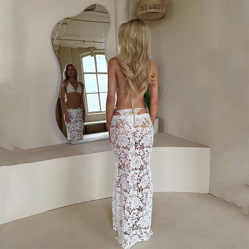 пляжная мода,пляжная одежда,пляжное платье,пляжный наряд,кружевной купальник