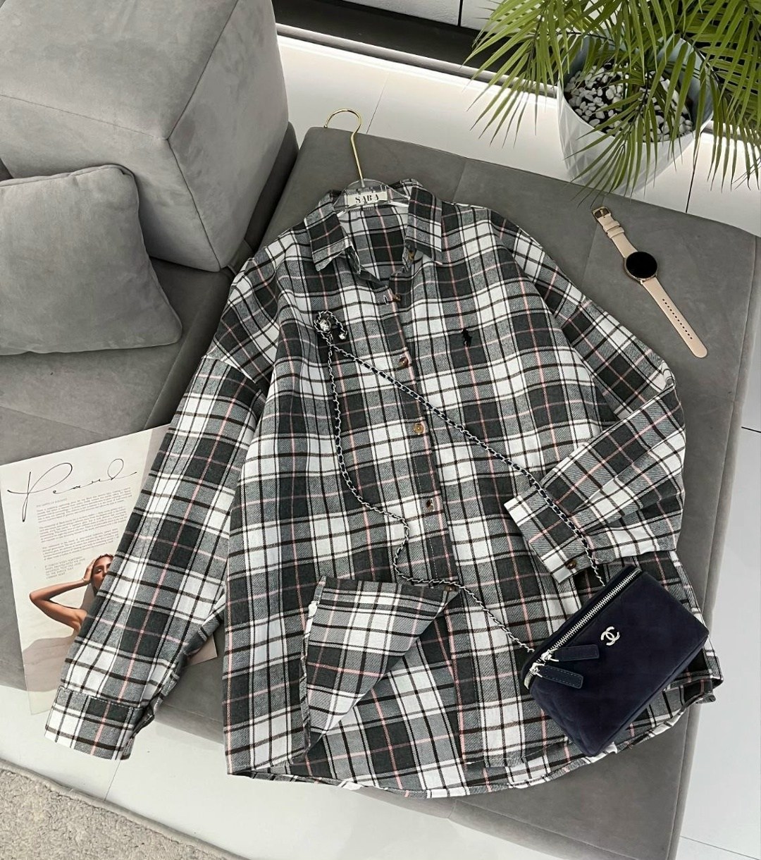 рубашка оверсайз в клетку betrendy wear,рубашка женская в клетку,рубашка женская оверсайз в клетку,рубашка в клетку,рубашка оверсайз в клетку удлиненная