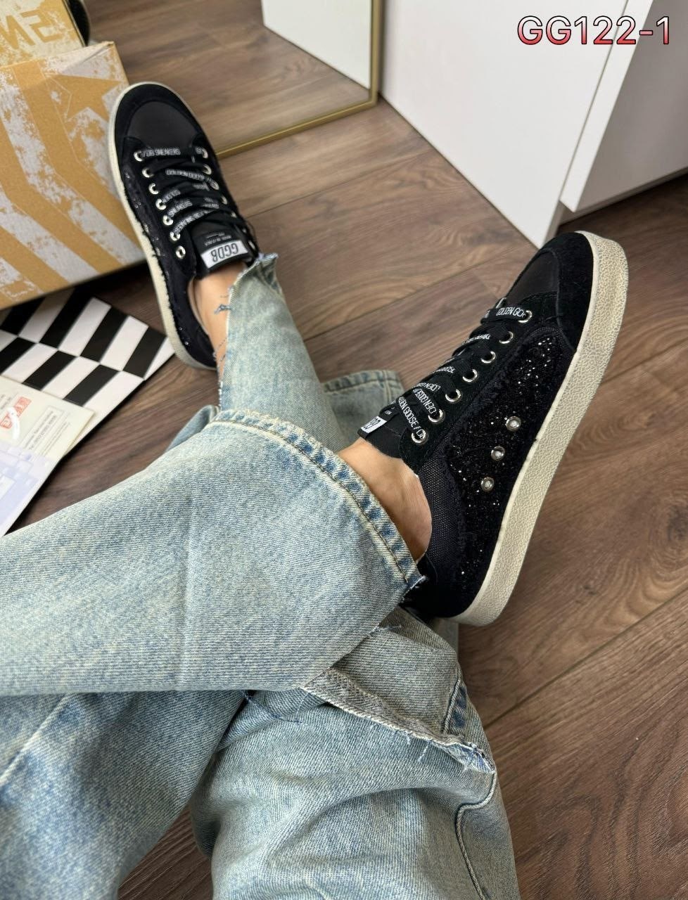 кеды golden goose,кеды из натуральной кожи golden goose premiumshoes цвет черный,кеды из натуральной кожи golden goose premium shoes цвет черный,golden goose кеды hi star на платформе черный,кеды женс