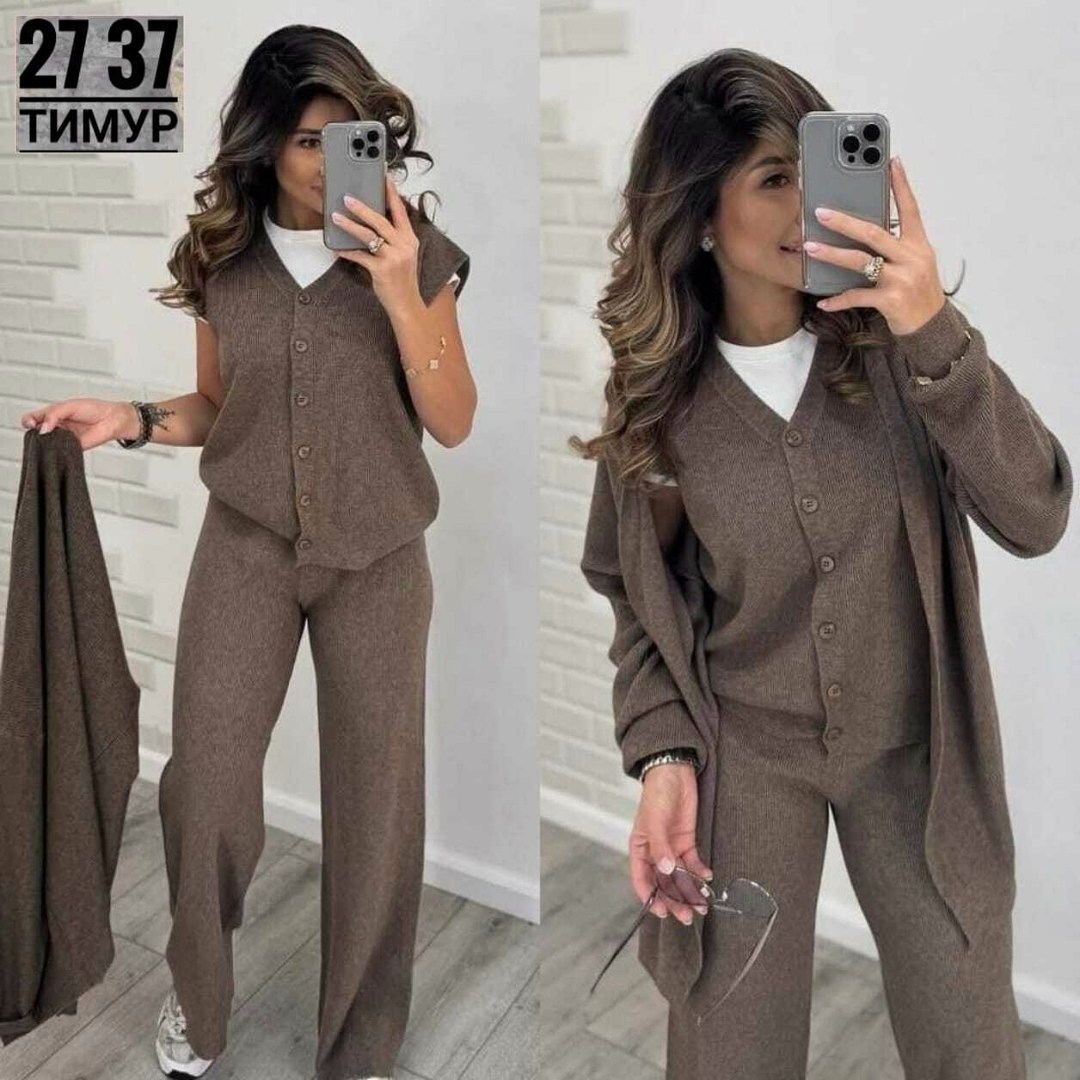 трикотажный брючный костюм тройка,трикотажный костюм тройка,костюм тройка женский,трикотажные костюмы,костюм женский