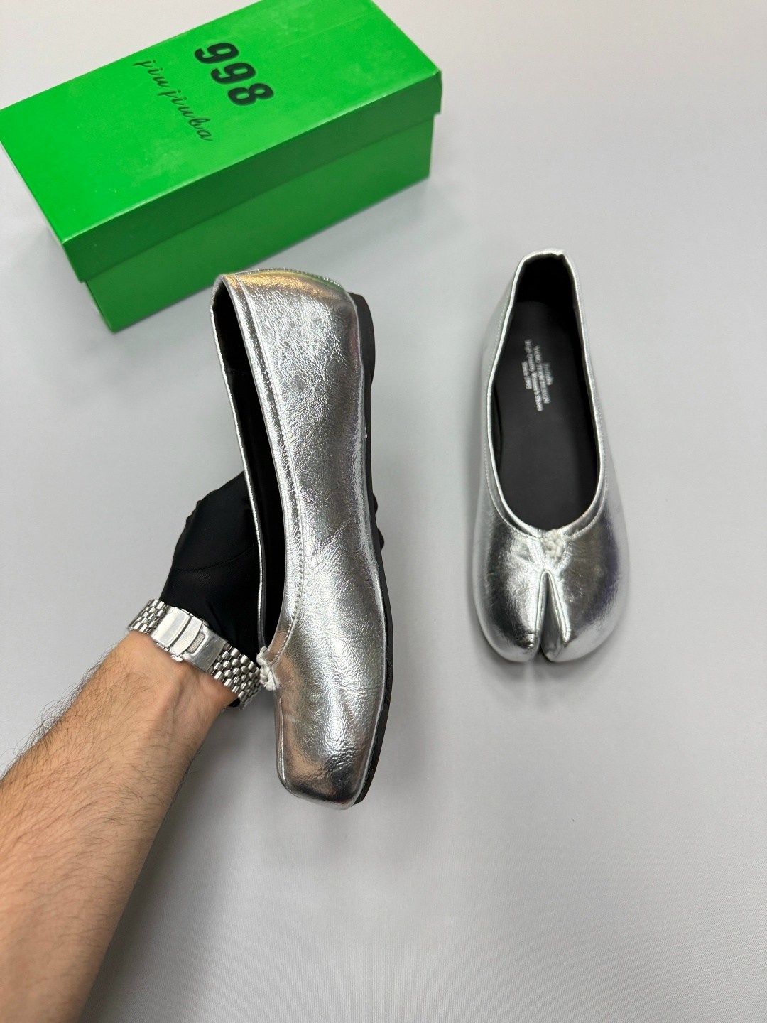 ,maison margiela tabi ballerinas,балетки,кожаные балетки,женские балетки