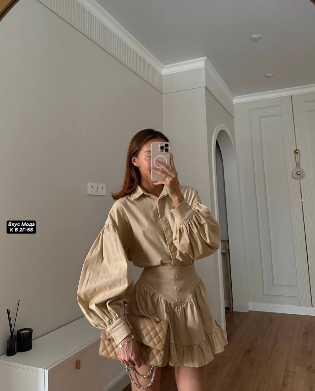 костюм рубашка и юбка in-a896t570,костюм женский с юбкой,костюм с юбкой,женский костюм