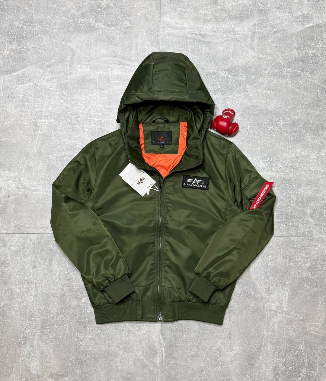 alpha industries бомбер,бомбер alpha industries ma 1,куртка alpha industries ma-1 tt hood custom зелено-серая,куртка бомбер,alpha industries ma 1