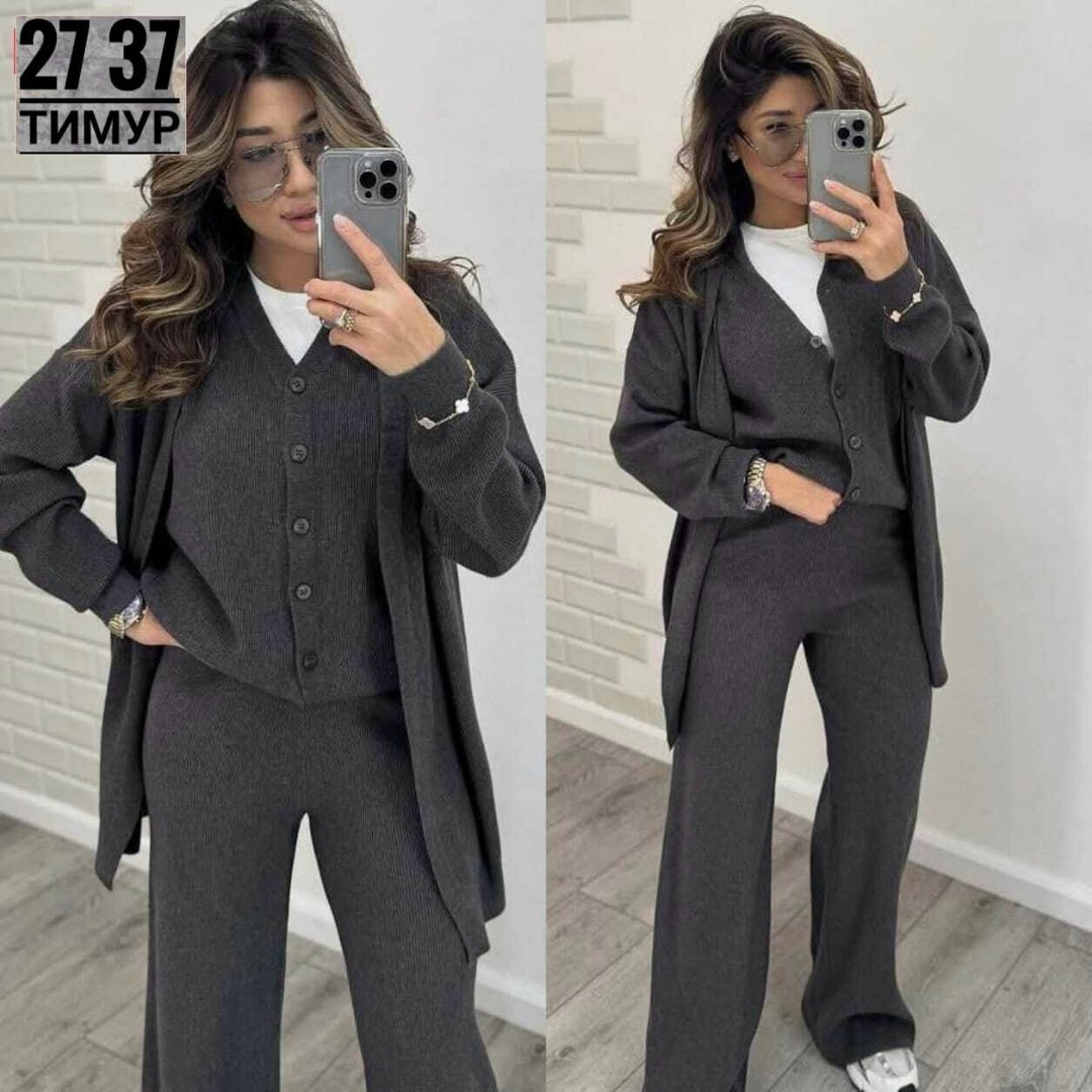 трикотажный брючный костюм тройка,трикотажный костюм тройка,костюм тройка женский,трикотажные костюмы,костюм женский