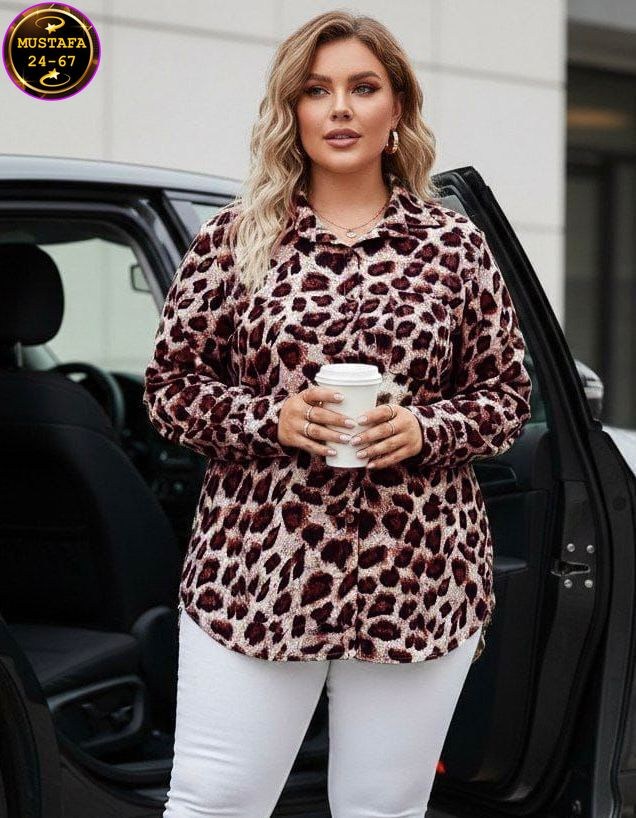 clasi рубашка больших размеров леопардовый принт shein,блузка леопардовая,леопардовая рубашка,женская рубашка с леопардовым принтом,рубашка больших размеров леопардовый принт shein мультиколор