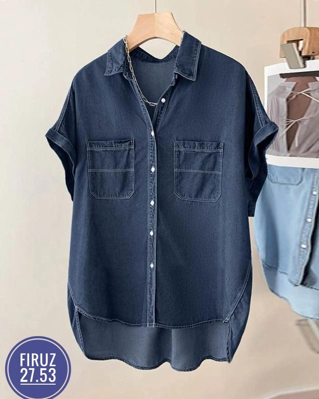 женская джинсовая рубашка,джинсовая рубашка с коротким рукавом,джинсовые рубашки для женщин,джинсовая блузка,женская джинсовая рубашка с коротким рукавом