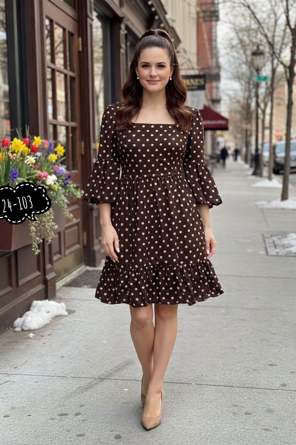 платье женское,платье,платье в горошек,платье для полных,женское платье в горошек