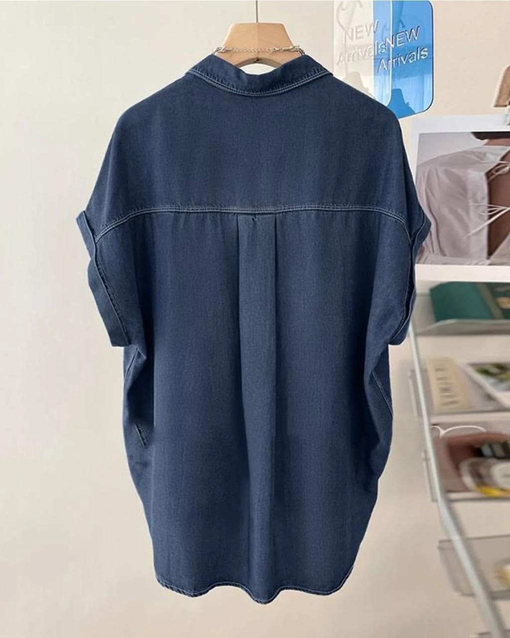 женская джинсовая рубашка,женская джинсовая рубашка с коротким рукавом,джинсовая рубашка с коротким рукавом,джинсовые рубашки для женщин,джинсовая блузка