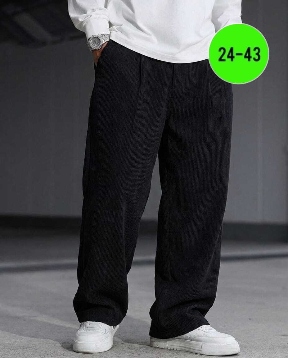 мужские широкие брюки,мужские брюки,повседневные брюки,брюки штаны,вельветовые штаны