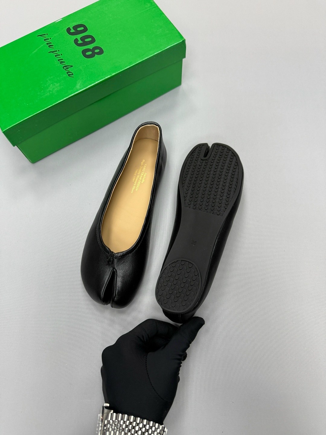 ,maison margiela tabi ballerinas,балетки,кожаные балетки,женские балетки