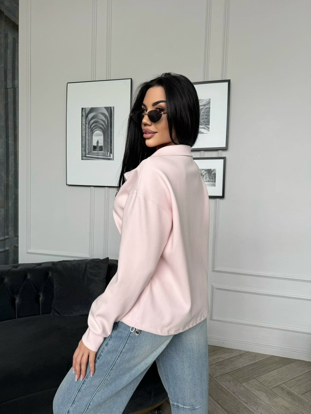 свитшот женская,свитшот с замком,женская кофта,женская блуза,розовый свитшот