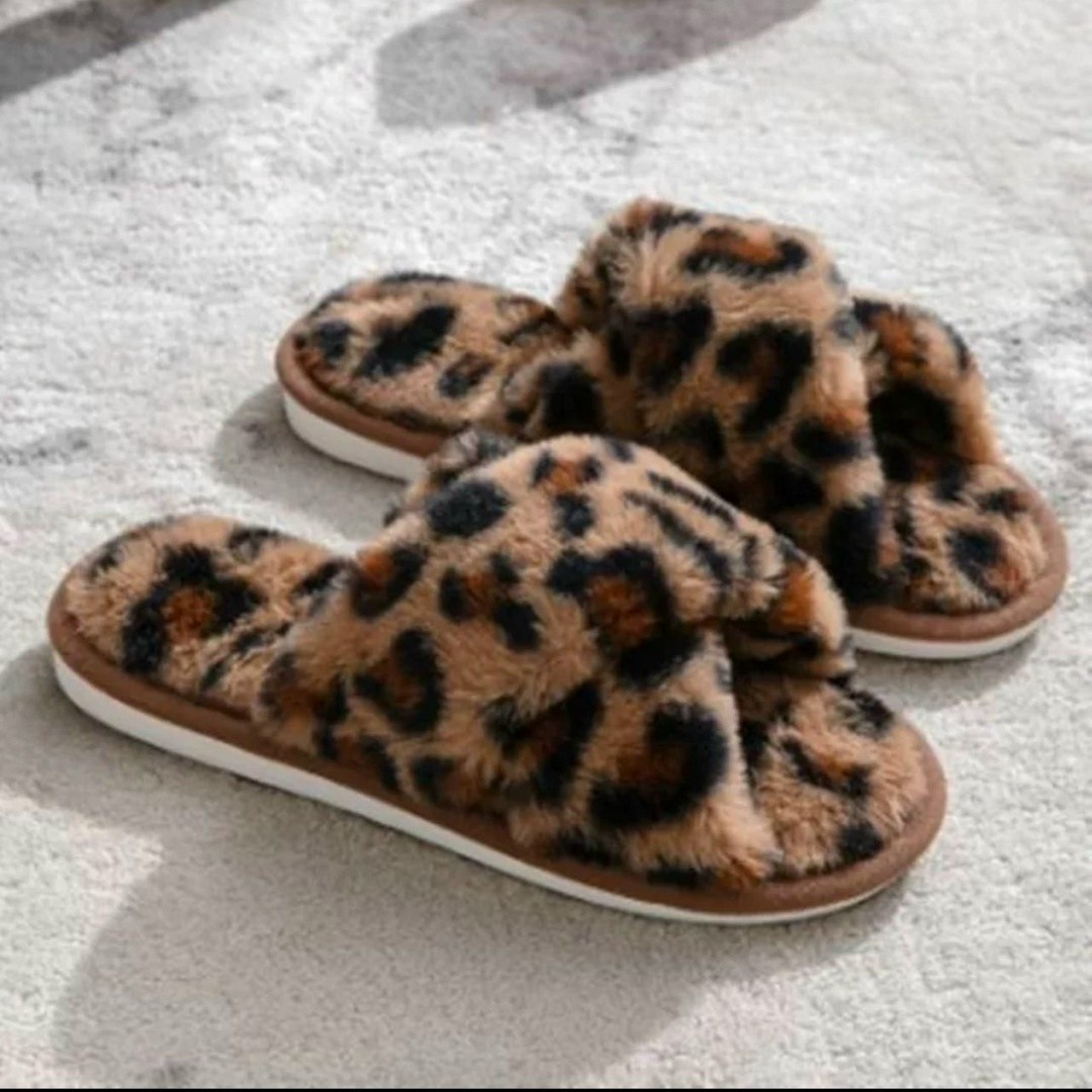 тапочки домашние женские,домашние тапочки,тапочки женские,закрытые домашние тапочки,тапки леопард