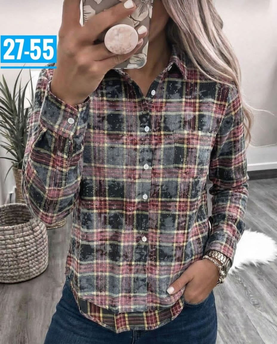 рубашка в клетку женская,женская рубашка,рубашка в клетку женская ,клетчатая рубашка женская теплая,повседневная рубашка
