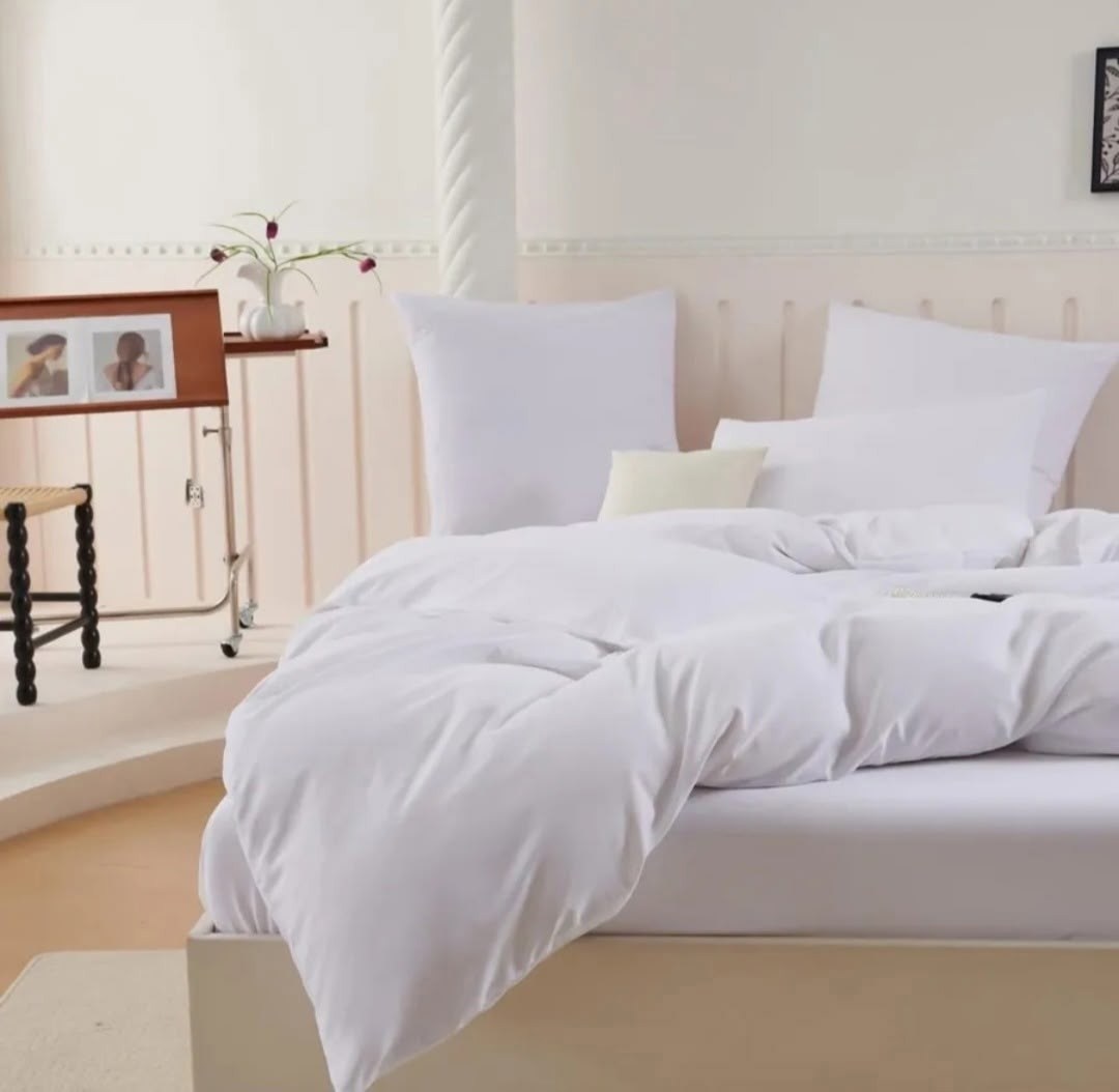 комплект постельного белья,сатин для постельного белья,полутороспальный комплект постельного белья,комплект постельного белья mency,белое постельное белье