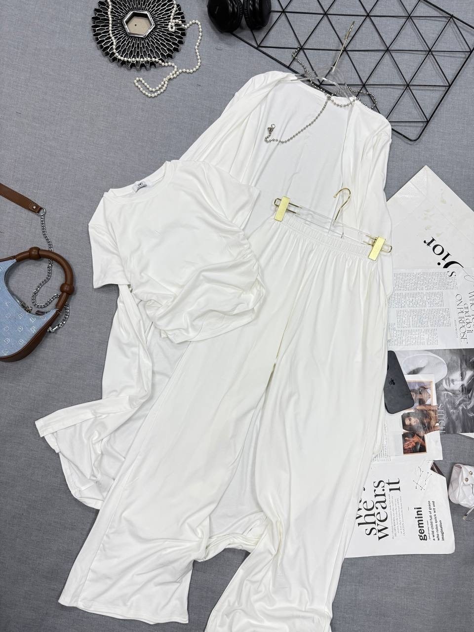 костюм с брюками палаццо,костюм трикотажный,костюм с брюками,женские костюмы,костюм брючный женский