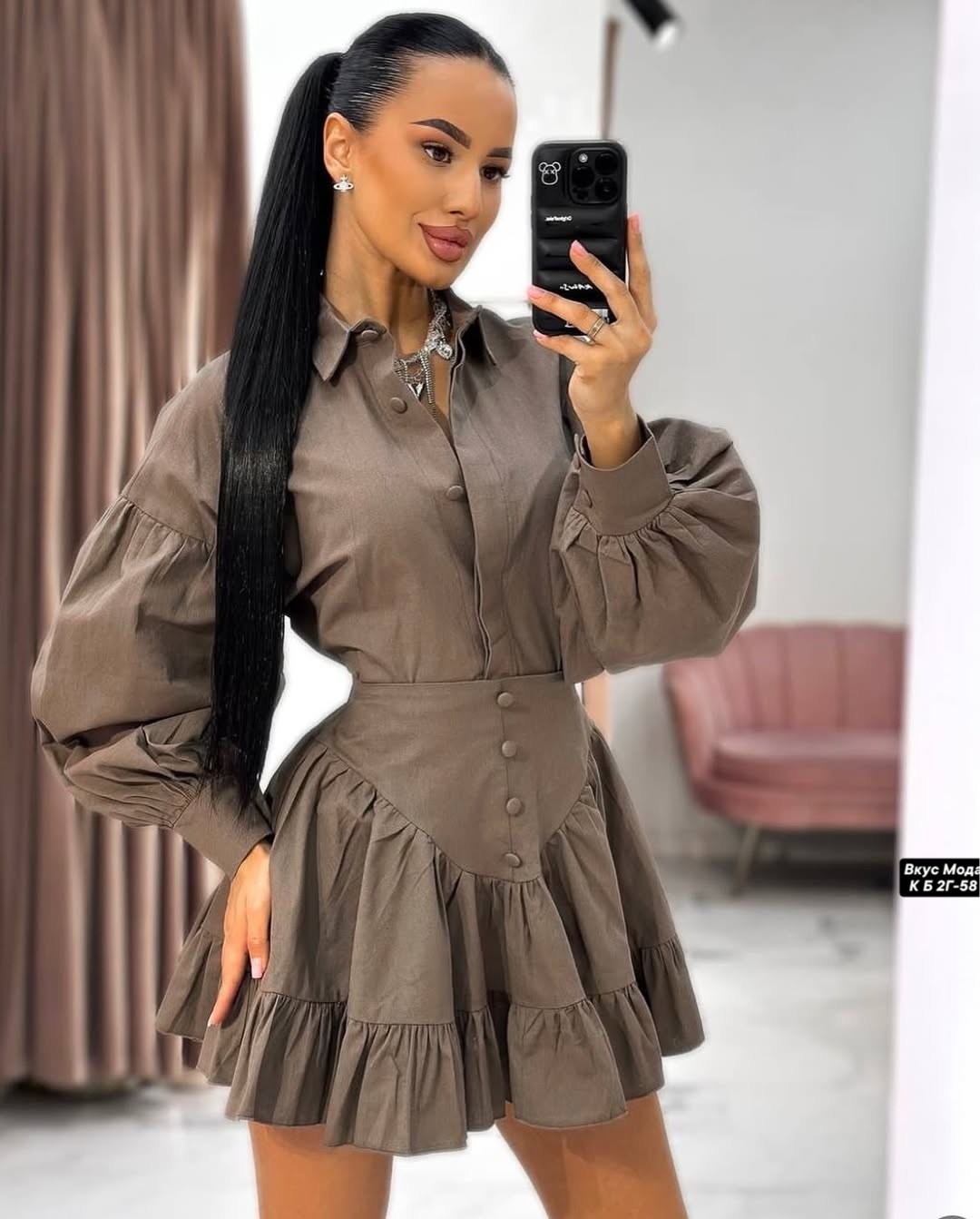 костюм рубашка и юбка in-a896t570,костюм женский с юбкой,костюм с юбкой,женский костюм