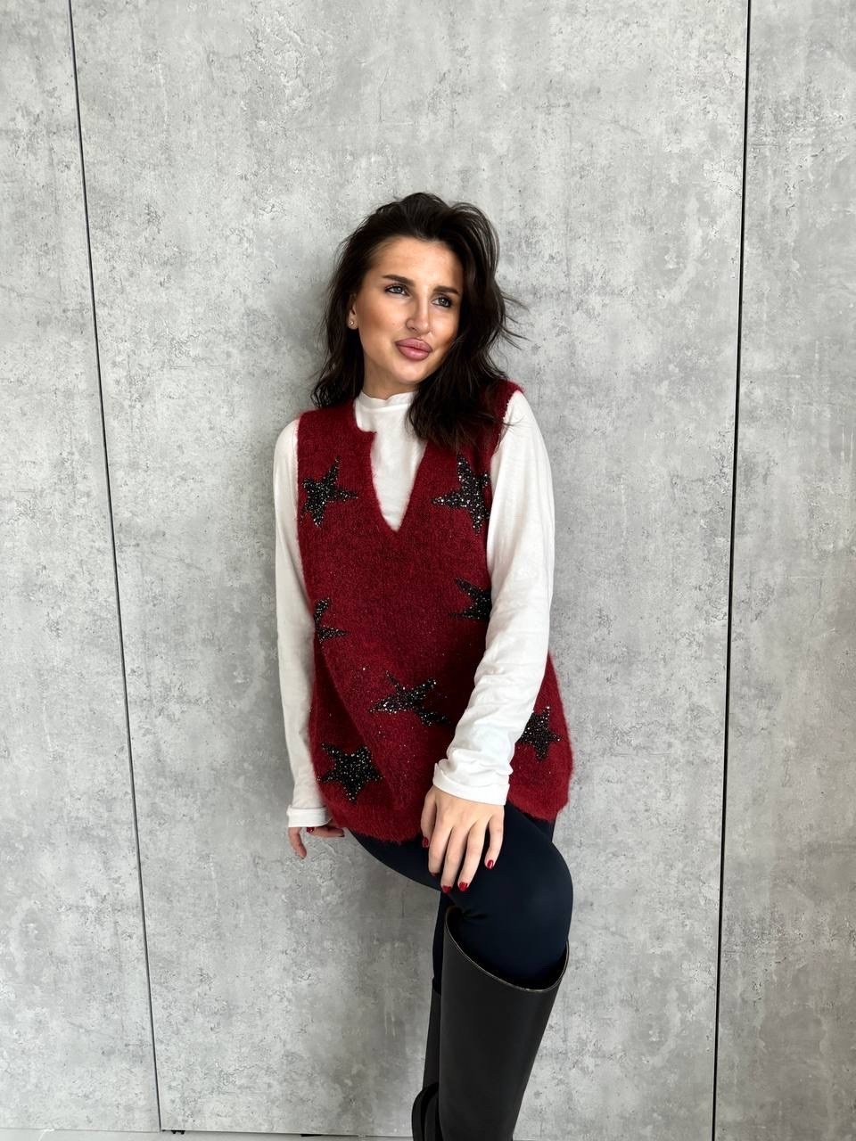 жилетка женская,жилет вязаный,жилет,жилет женский,связать жилет