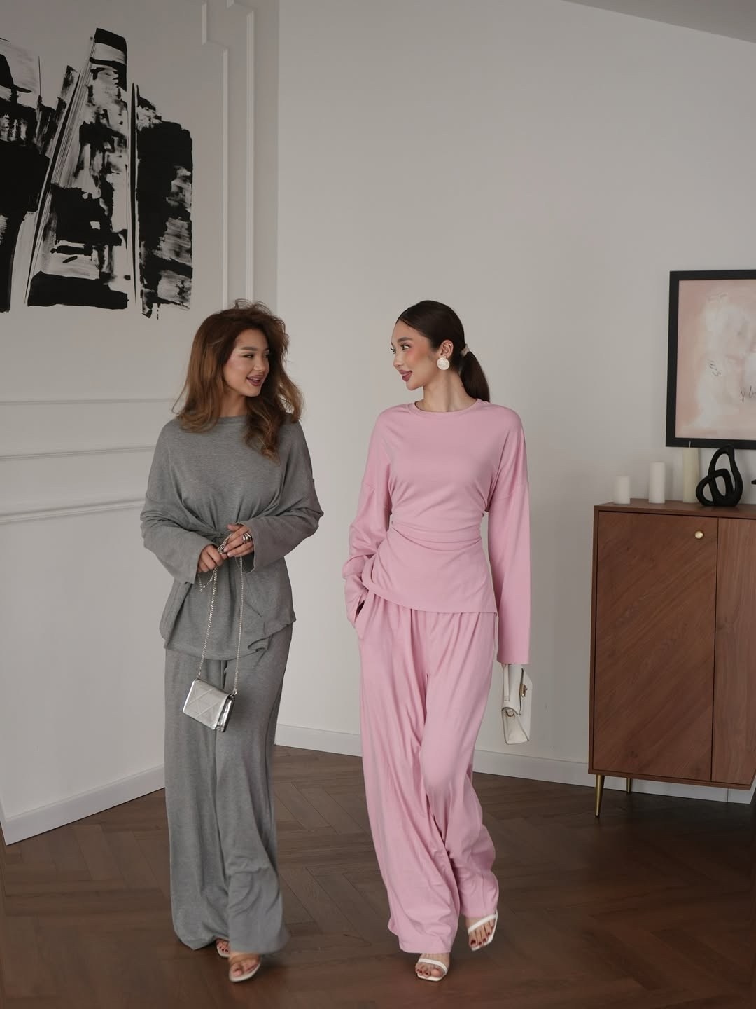 брючный костюм,трикотажные костюмы,модные брюки,широкие брюки,костюм с юбкой