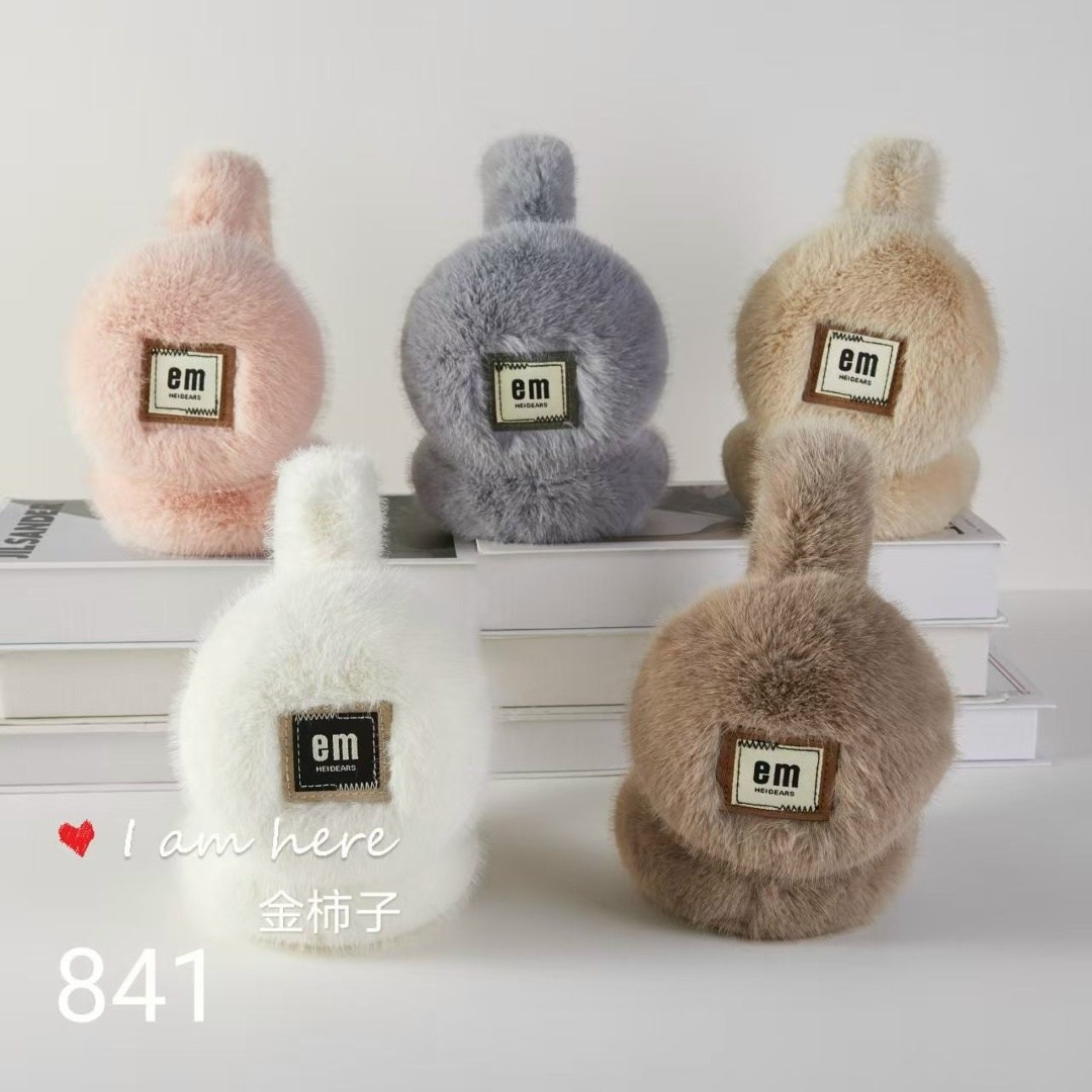 наушники меховые,женские зимние теплые наушники из меха кролика рекс,теплые наушники,пушистые наушники,меховые наушники теплые