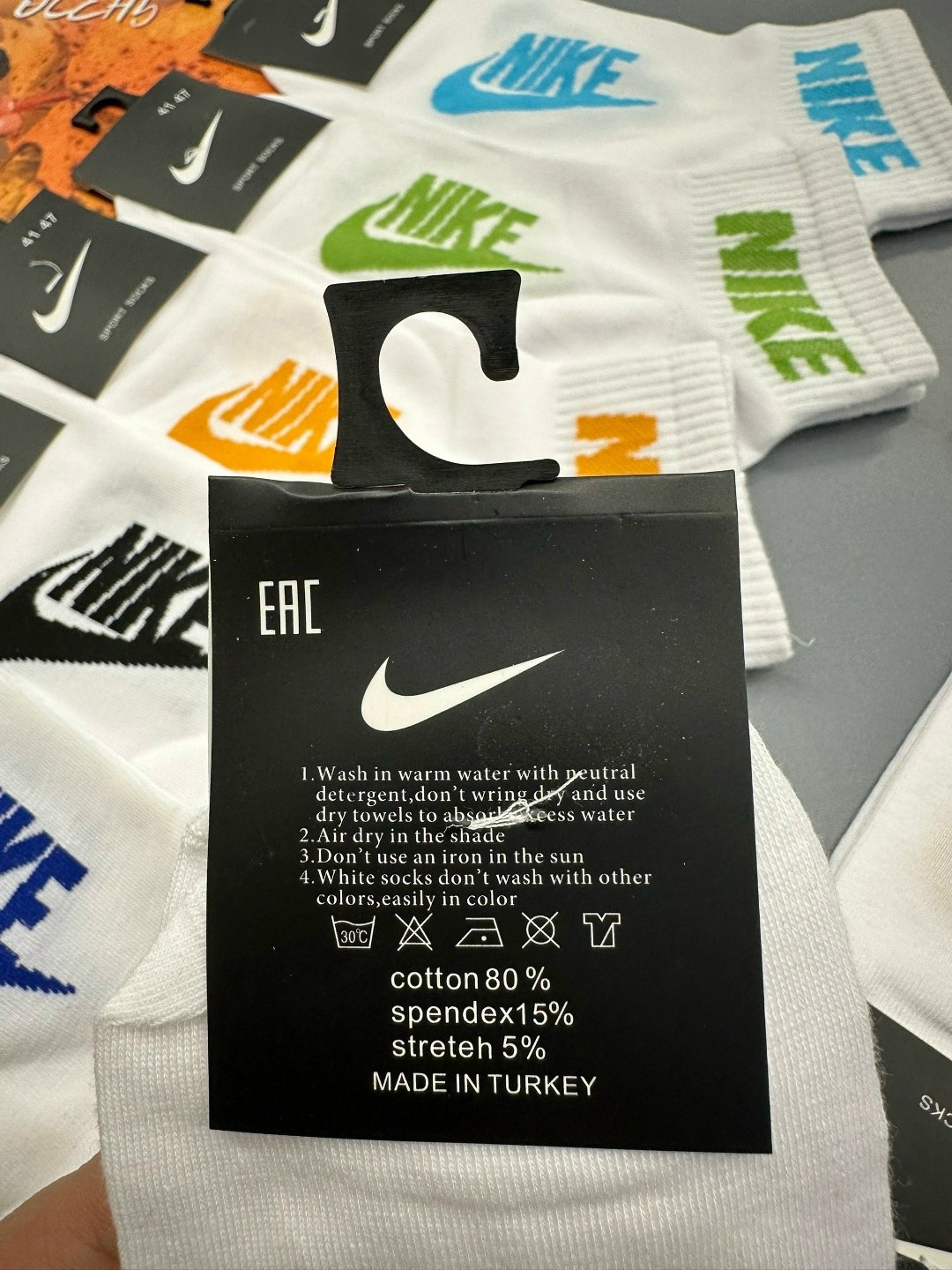 носки комплект,носки,носки спортивные,носки женские nike,носки комплект 5 пар размер 41-47 белый