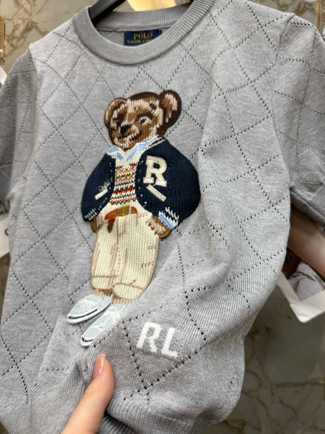 джемпер одежда,футболки для женщин,женская кофта,ральф лорен одежда с мишкой,трикотажная футболка