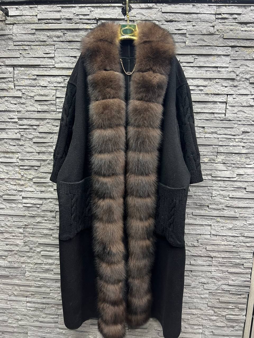 кардиган с мехом финского песца yana kraft brand,кардиган с мехом финского песца,кардиган с песцом,кардиган с мехом песца,кардиган с мехом