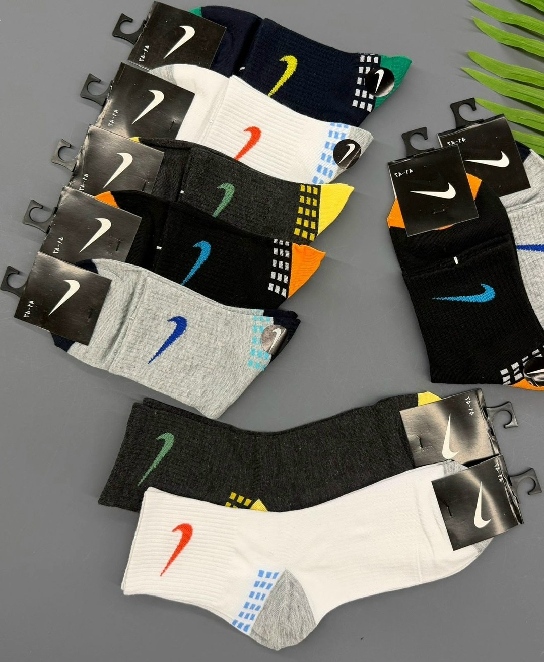 комплект носков nike,комплект носков мужских nike nop2_5 разноцветных 41-47,комплект носки мужские,носки мужские спортивные,мужские носки