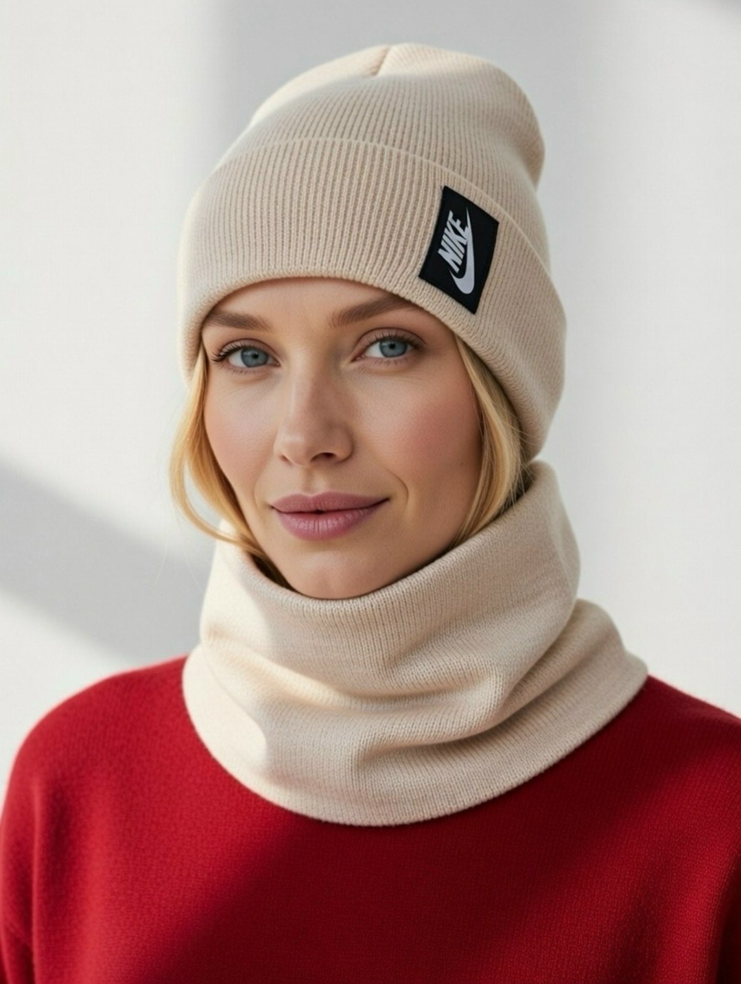 шапка и снуд,комплект шапка снуд,шапка бини,шапка со снудом женская комплект,шапка со снудом женская