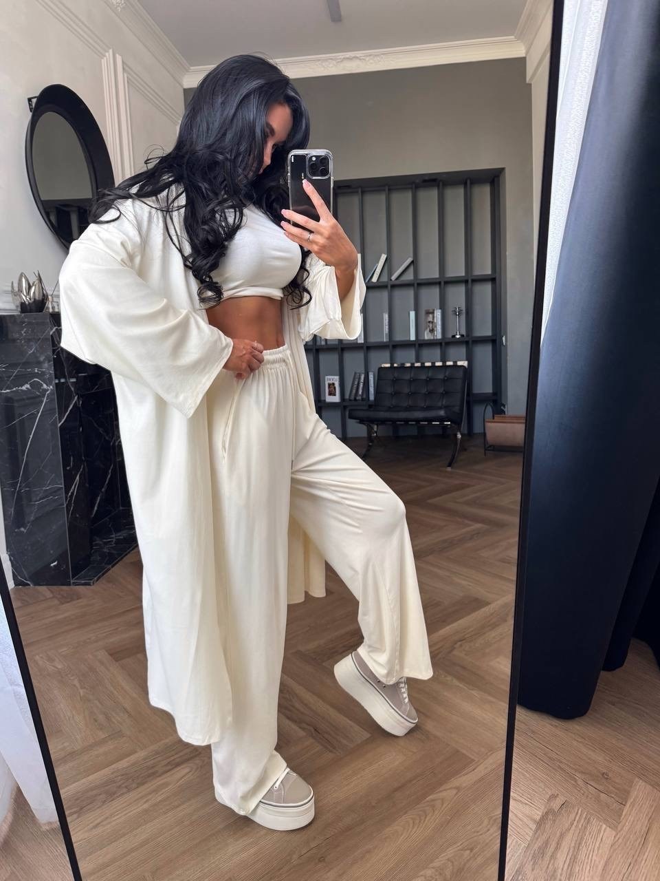 костюм с брюками палаццо,костюм трикотажный,костюм с брюками,женские костюмы,костюм брючный женский