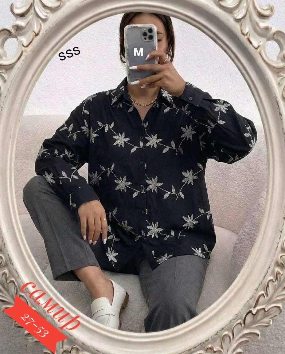 женская рубашка,женская джинсовая рубашка,повседневная рубашка,рубашка с вышивкой,женская блуза