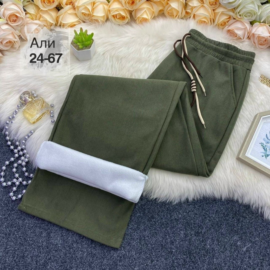 утеплённые штаны с мехом,брюки модные,штаны с начесом арт.3683774,штаны ткань: вельвет с мехом,штаны на флисе