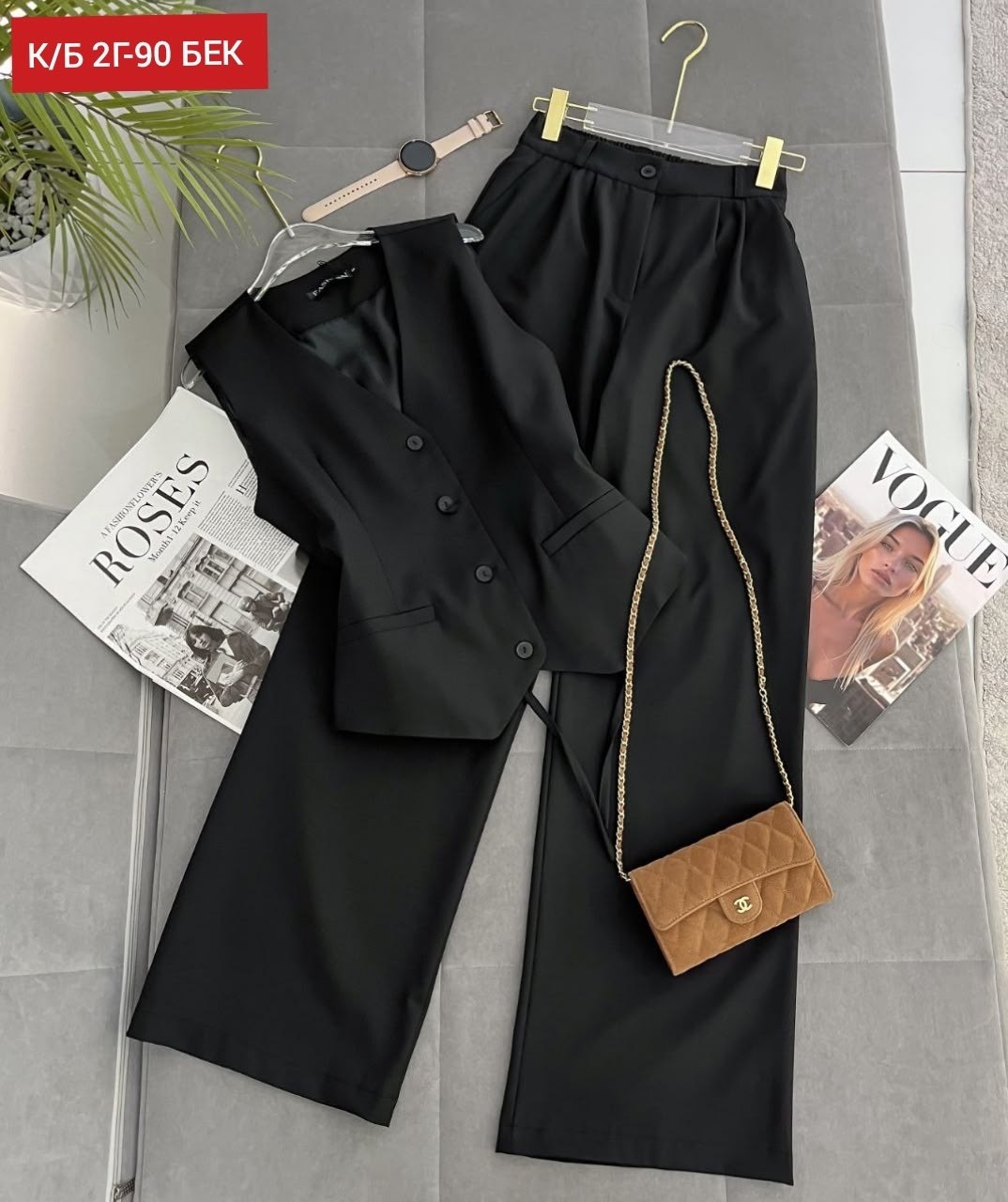 женские костюмы брючные,костюм двойка,костюм брючный с жилеткой li-style 312160391,костюм классический,костюм брючный деловой с жилетом luxe allure