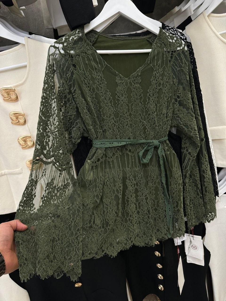 блуза с оборками кружевная nume,кружевная блузка,блузы женские,блуза с оборками кружевная,женская блузка