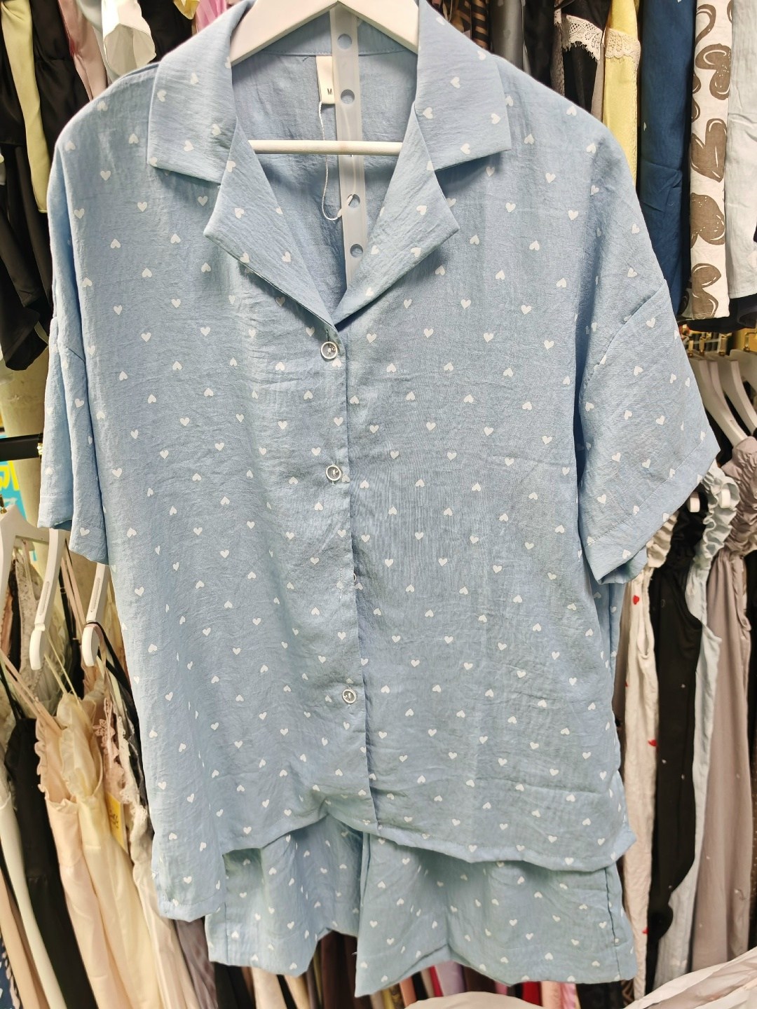 пижама женская,шелковая пижама со штанами и рубашкой holy joly,пижама женская рубашка шорты,рубашка пижама,пижама для женщин