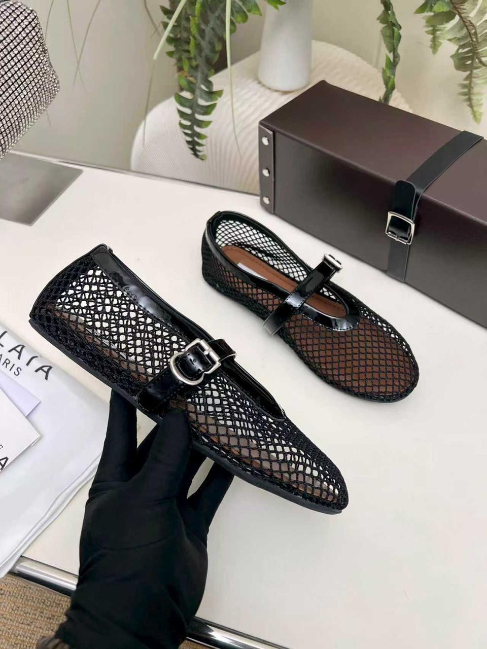 балетки alaia,,балетки кожаные,модная женская ,сандалии alaia