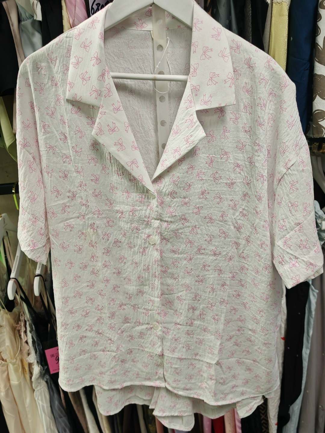 пижама женская,шелковая пижама со штанами и рубашкой holy joly,пижама женская рубашка шорты,рубашка пижама,пижама для женщин