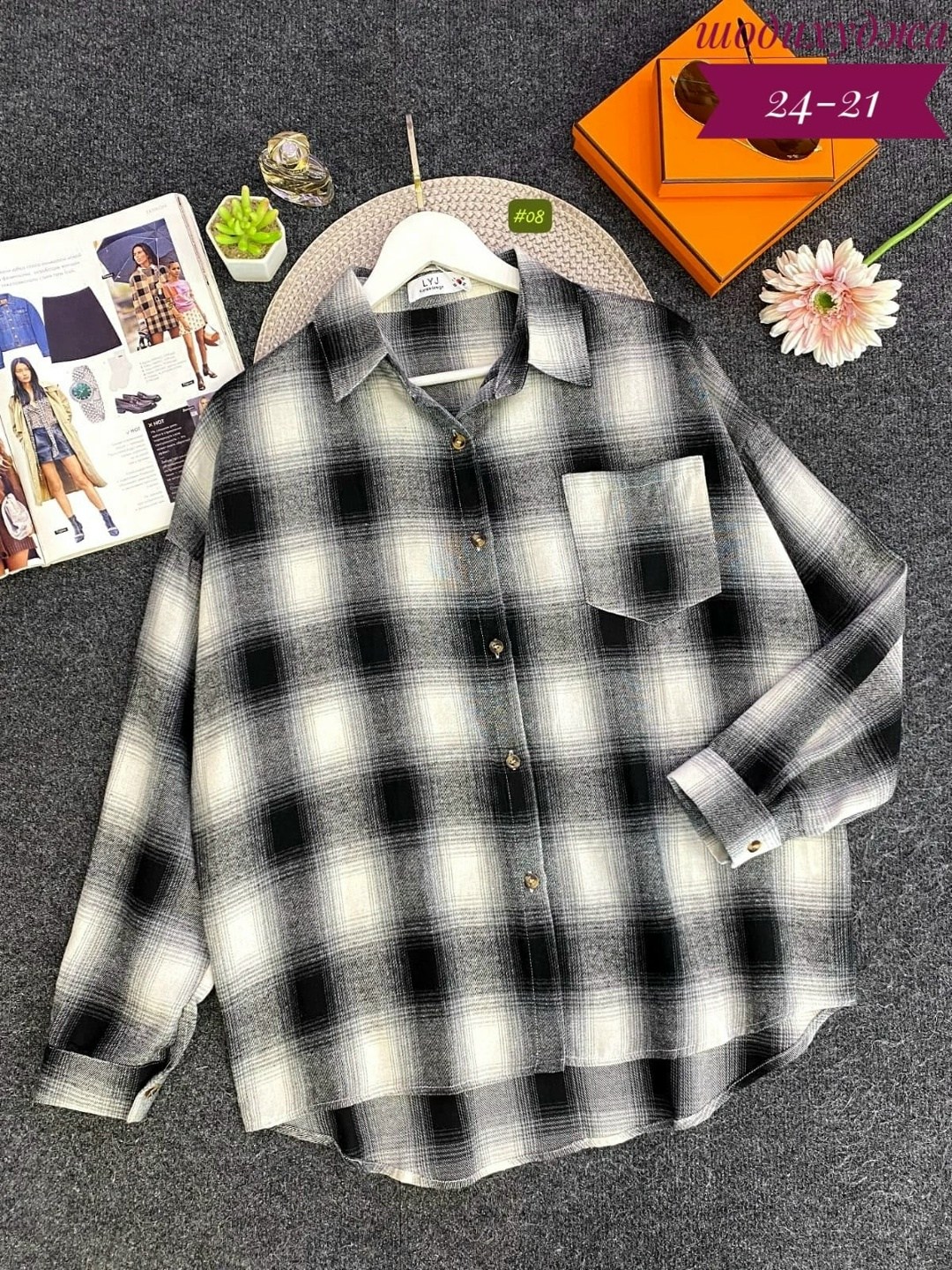 рубашка женская в клетку,женская рубашка,рубашка в клетку,повседневная рубашка,рубашка свободная