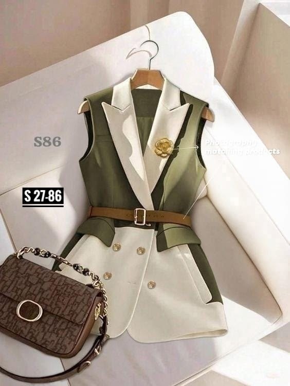 жилет с поясом,женский жилет,жилет приталенный,женские жилетки,модный женский жилет