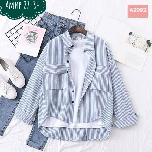 рубашка женская джинсовая,рубашка женская,рубашка в полоску,женская джинсовая рубашка с длинным рукавом,повседневная рубашка