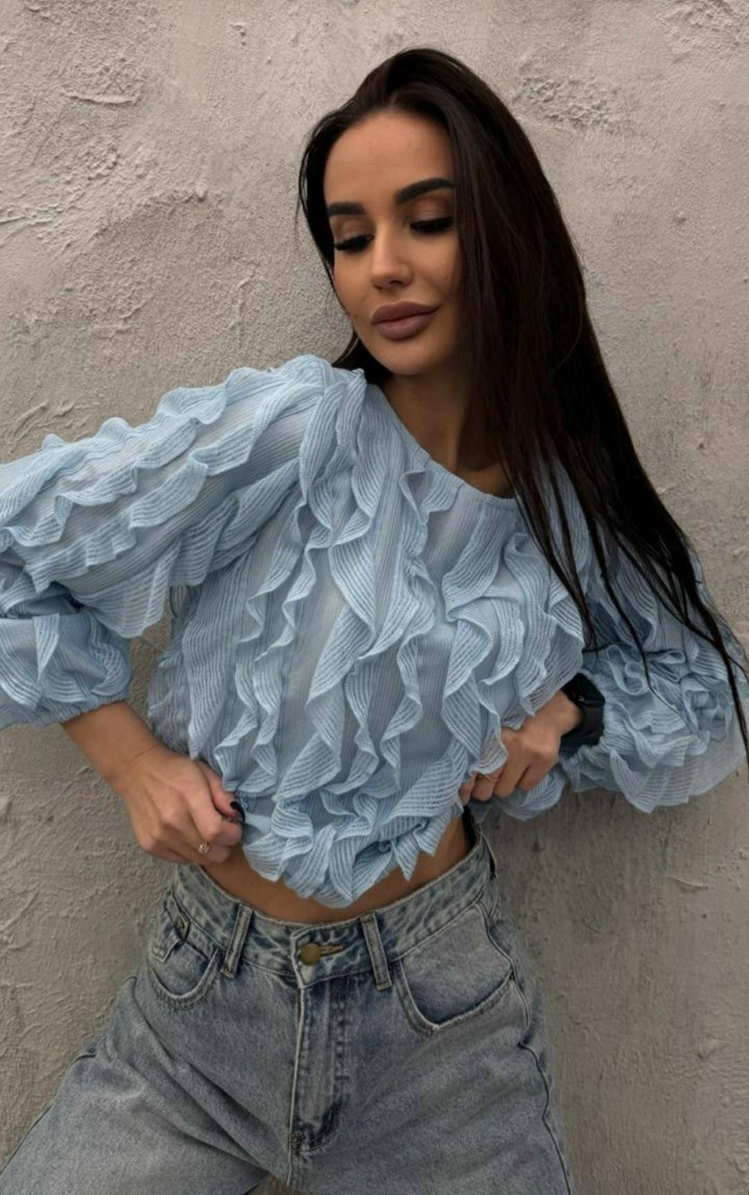 блузка стильная,блузка с оборками,блузы,блузка с рюшами и воланами,нарядная блузка