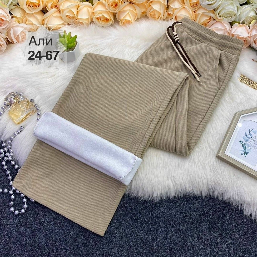 утеплённые штаны с мехом,брюки модные,штаны с начесом арт.3683774,штаны ткань: вельвет с мехом,штаны на флисе