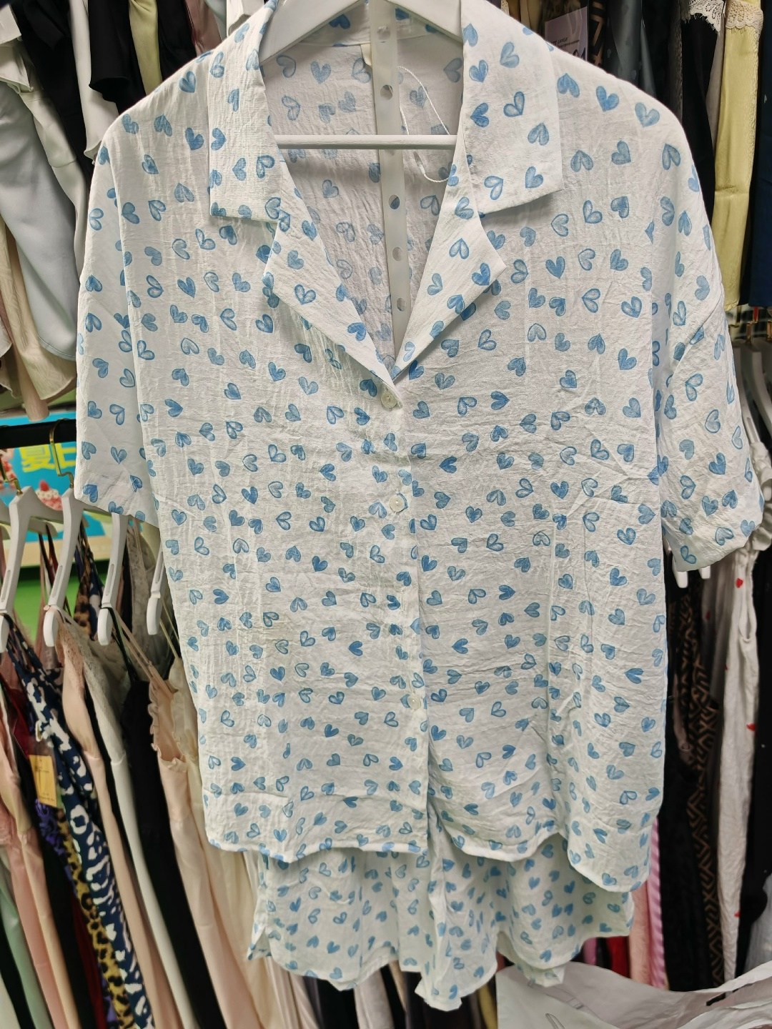 пижама женская,шелковая пижама со штанами и рубашкой holy joly,пижама женская рубашка шорты,рубашка пижама,пижама для женщин