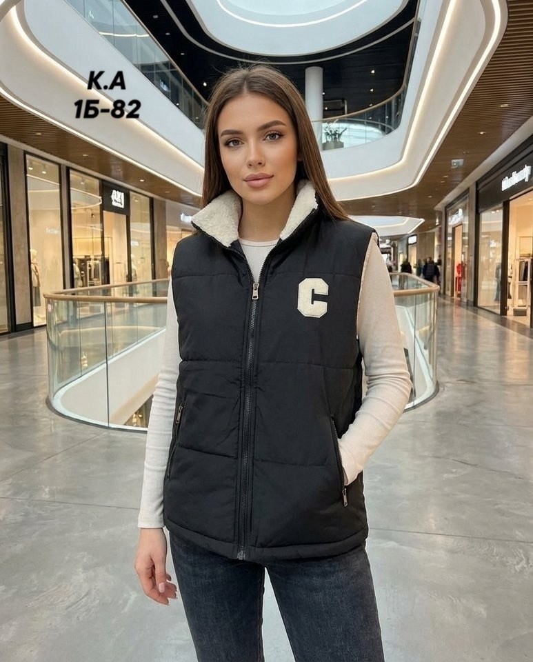 двухсторонняя жилетка женская,жилетка двухсторонняя,женская жилетка,жилет женский,жилет двухсторонний