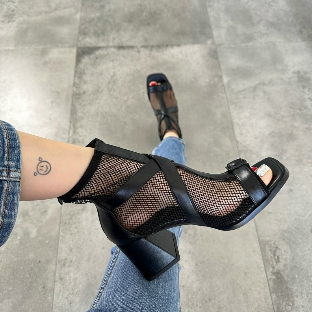 босоножки в сетку,женские босоножки,летние ботильоны,босоножки на каблуках,женские ботильоны