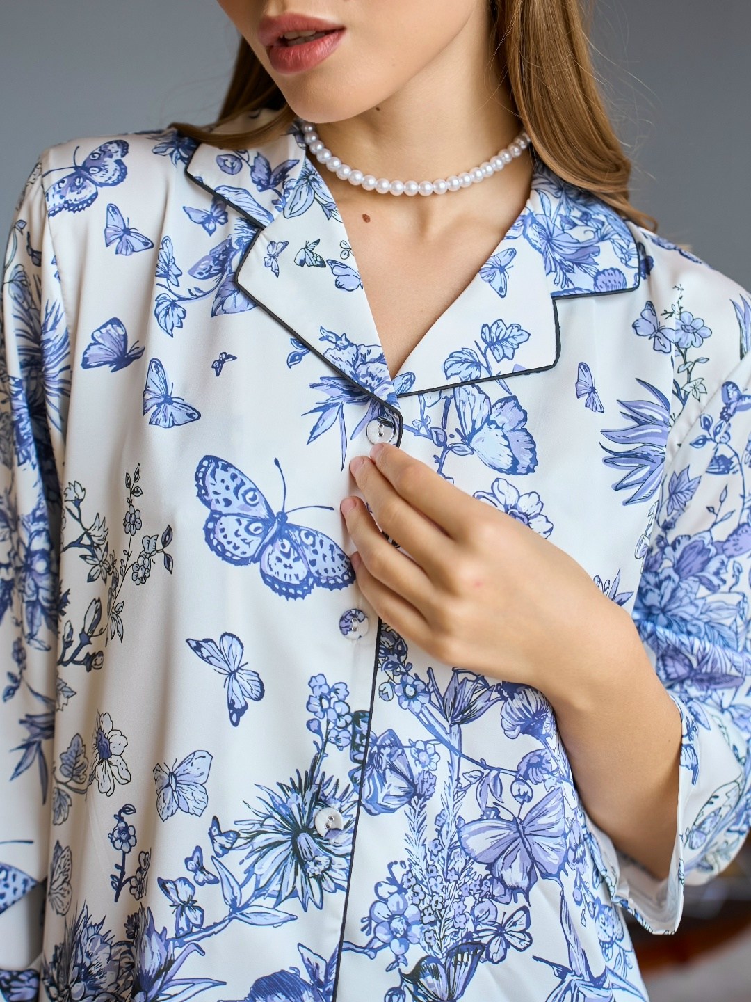 пижама комплект,пижама классическая,пижама женская,миа миа пижама шелк,шелковая пижама с брюками