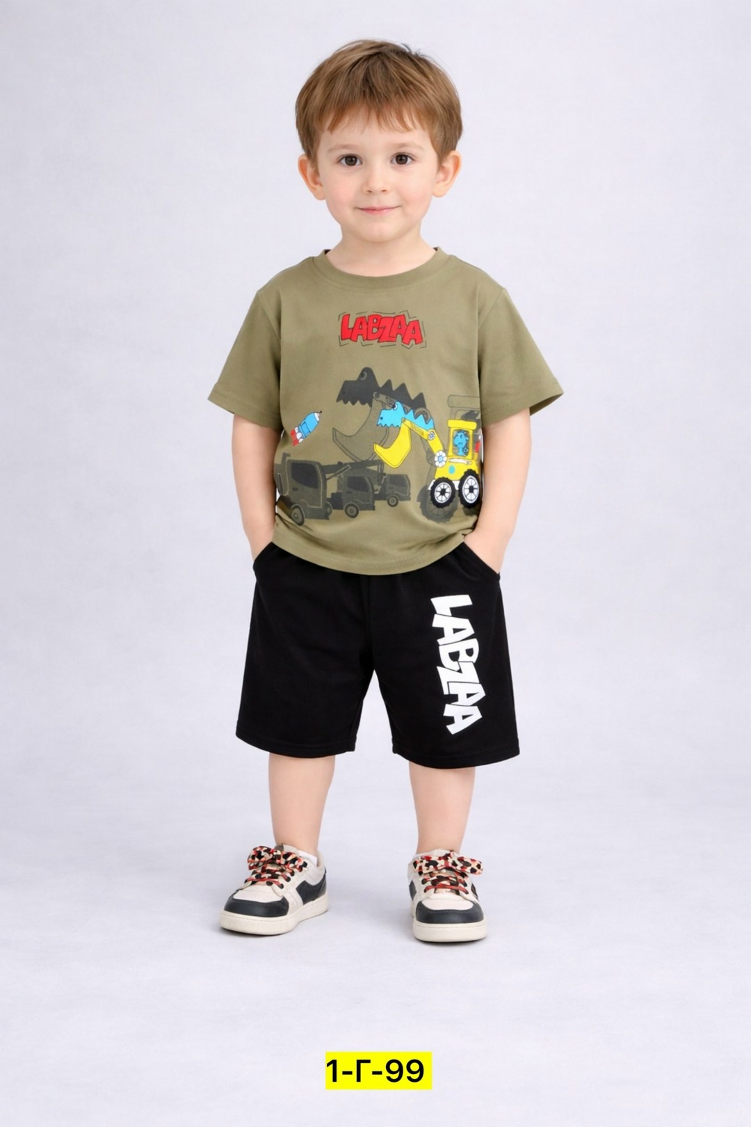 комплект (футболка/шорты) для мальчика, цвет чёрный, рост 104,комплект одежды для мальчика,футболки для мальчика,шорты для мальчик,одежда мальчика