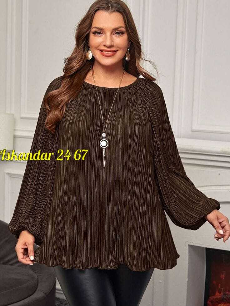 плиссированная блузка,женская блуза,блузка стильная большие размеры,блузка женская,блузка туника